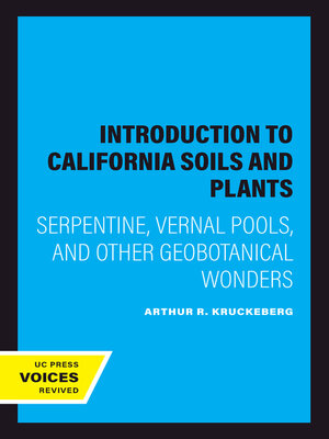 cover image of Introduction to California Soils and Plants